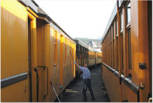Rail Car Cleaning Image